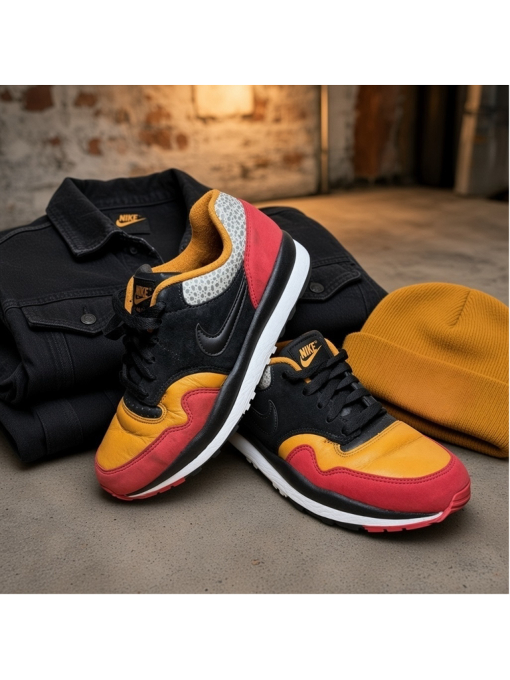 Nike Air Safari SE Red Monarch Streetwear Gorpcore Sneaker Men 7.5